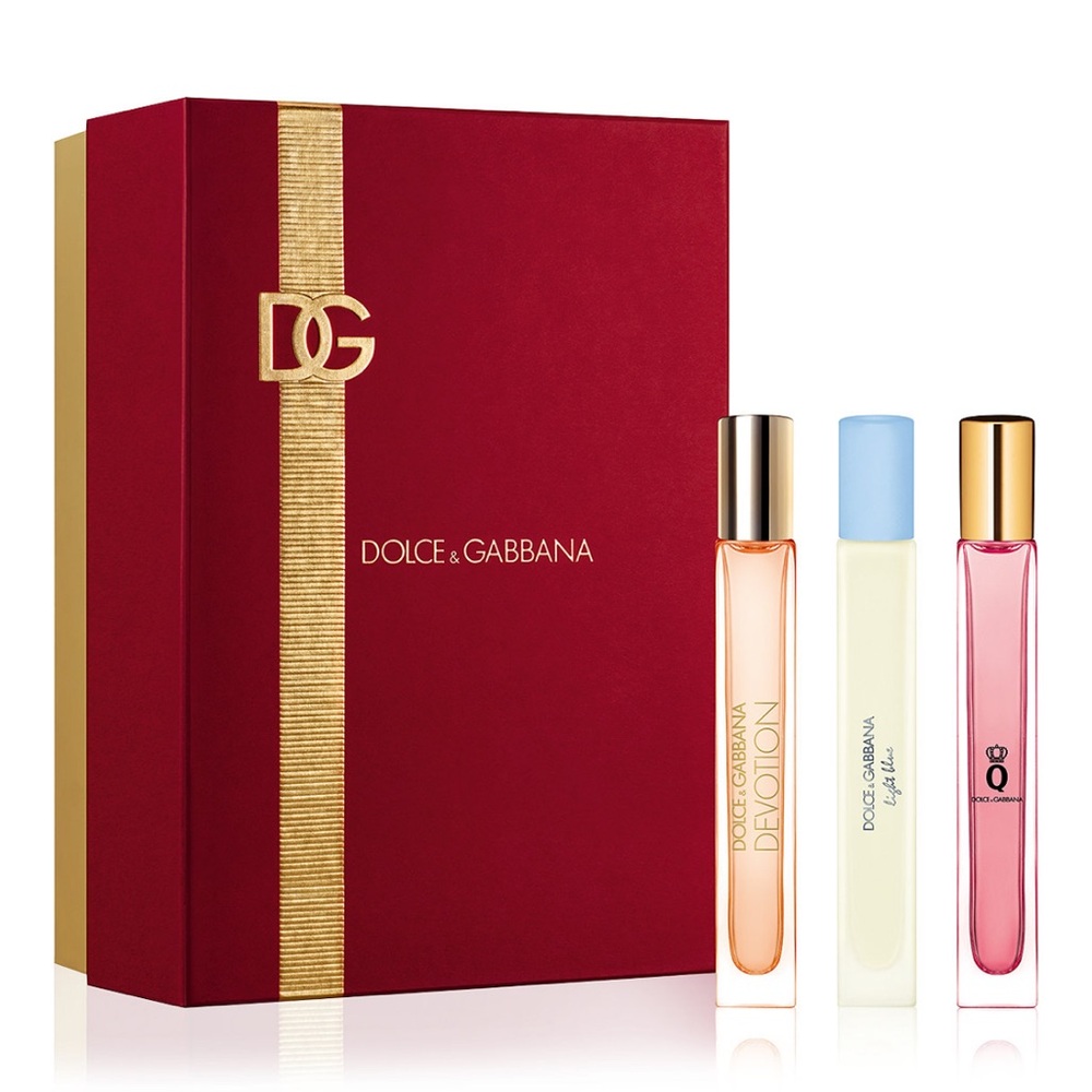 NWT Dolce&Gabbana
3-Pc. Fragrance Travel Spray Gift Set
